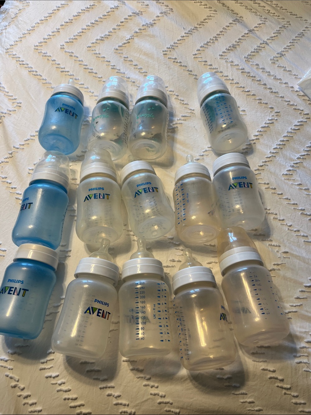 Philips AVENT Baby Bottles - White & Blue